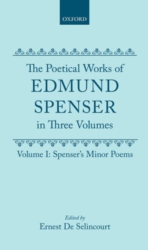 Spenser's Minor Poems (Oxford English Texts)