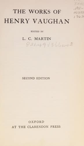 The Works of Henry Vaughan