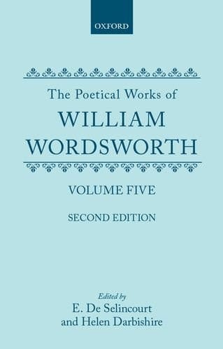 Poetical Works: Volume 5 (|c OET |t Oxford English Texts)