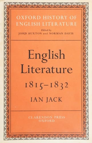English Literature, 1815-1832