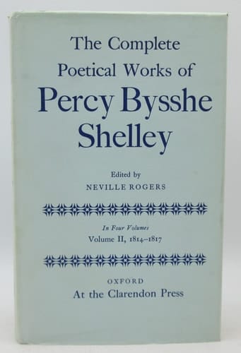 Complete Poetical Works of Percy Bysshe Shelley: 1814-1817 (Oxford English Texts)