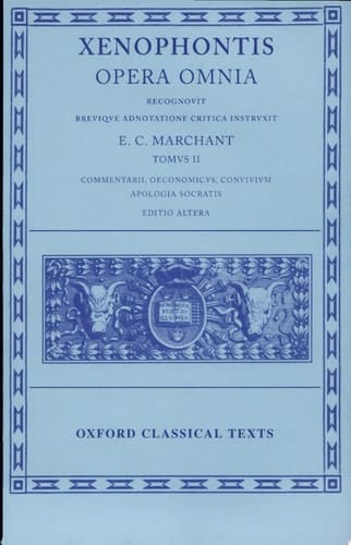 Xenophon II. Libri Socratici (Oxford Classical Texts)