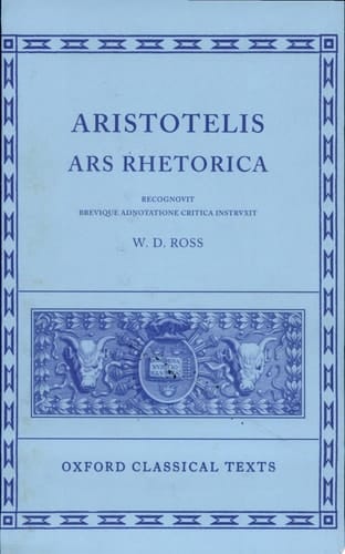 Aristotle Ars Rhetorica (Oxford Classical Texts)