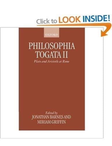Philosophia Togata II: Plato and Aristotle at Rome