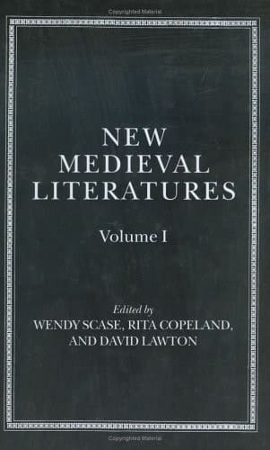 New Medieval Literatures: Volume I