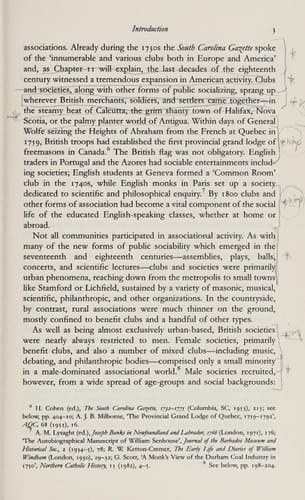 British Clubs and Societies 1580-1800: The Origins of an Associational World (Oxford Studies in Social History)