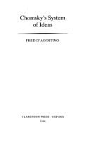 Chomsky's System of Ideas