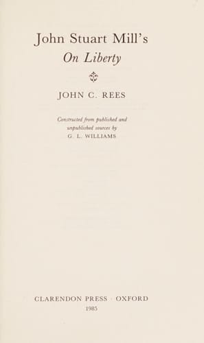 John Stuart Mill's On Liberty