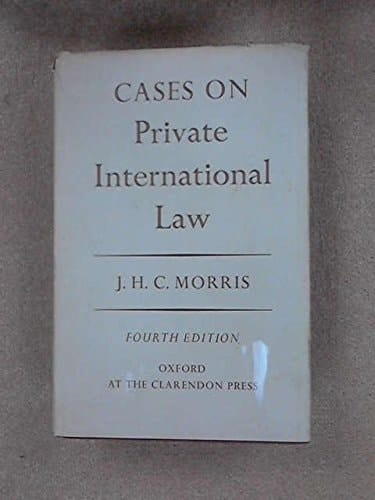 Cases on private international law,