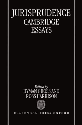 Jurisprudence: Cambridge Essays