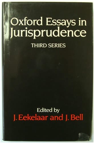 Oxford Essays in Jurisprudence: Third Series