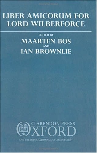 Liber Amicorum for Lord Wilberforce