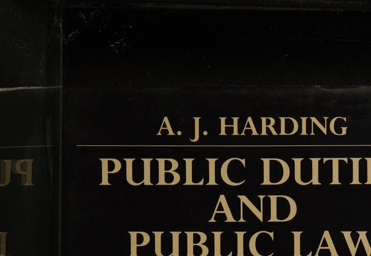 Public Duties and Public Law