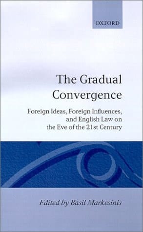 The Gradual Convergence: Foreign Ideas, Foreign Influences, and English Law on the Eve of the 21st Century