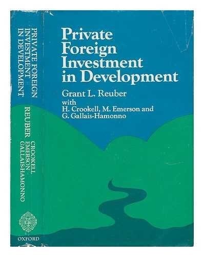 Private foreign investment in development