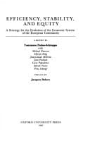 Efficiency, Stability, and Equity: A Strategy for the Evolution of the Economic System of the European Community