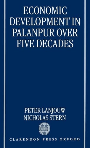 Economic Development in Palanpur over Five Decades