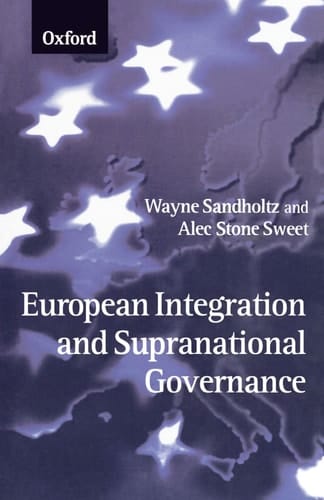 European Integration and Supranational Governance