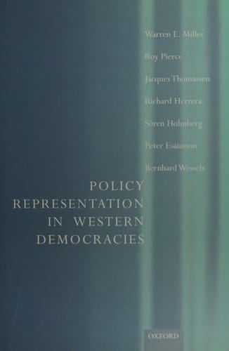 Policy Representation in Western Democracies