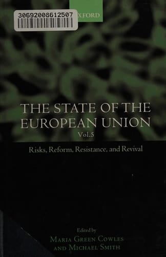 The State of the European Union: Volume 5: Risks, Reform, Resistance, and Revival