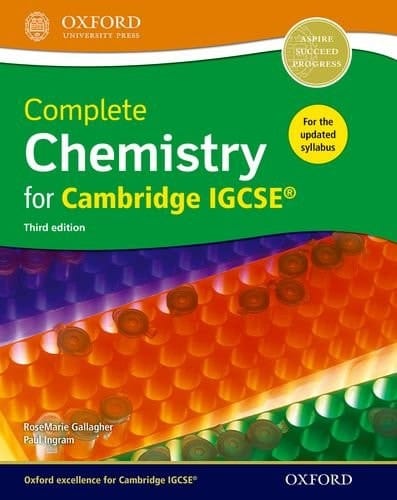 Complete Chemistry for Cambridge IGCSE RG Student book (Third edition)