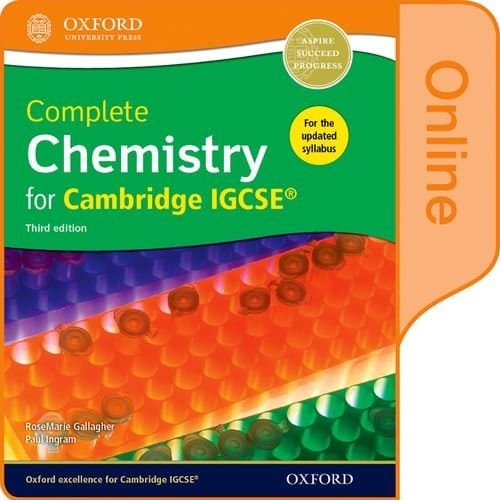 Complete Chemistry for Cambridge IGCSERG Online Student Book (Third edition)