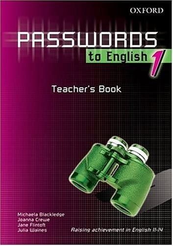 Passwords to English: Teacher's Book Level 1