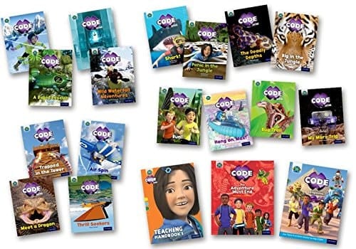 Project X CODE Extra: Yellow, Light Blue, Green and Orange Book Bands