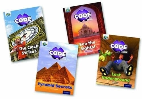Project X CODE Extra: Purple Book Band, Oxford Level 8: Wonders of the World and Pyramid Peril, Mixed Pack of 4 (Project X CODE Extra)