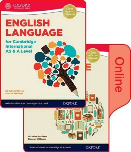 English Language for Cambridge International AS and A Level Student Book & Token Online Book (CIE A Level)