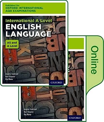 International A Level English Language for Oxford International AQA Examinations: Oxford International AQA Examinations: International A Level English ... Online Textbook Pack International A level