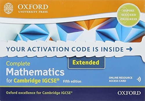 Complete Mathematics for Cambridge IGCSE (R) Student Book (Extended): Online Student Book