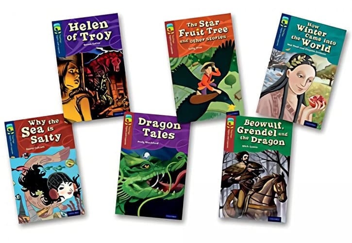 Why the Sea Is Salty, Helen of Troy, the Star Fruit Tree and Other Stories, the Winter Came Into the World, Dragon Tales, Beowolf Grendel and the Dragon