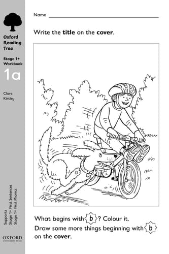 Oxford Reading Tree: Level 1+: Workbooks: Workbook 1A (Pack of 6) (Oxford Reading Tree)
