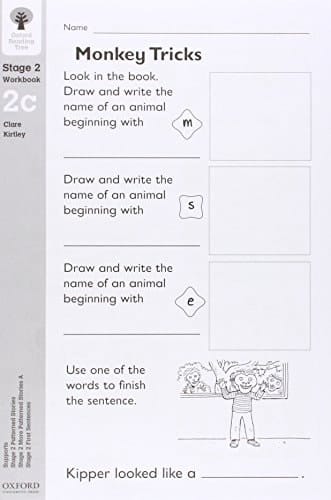 Oxford Reading Tree: Level 2: Workbooks: Workbook 2C (Pack of 6) (Oxford Reading Tree)