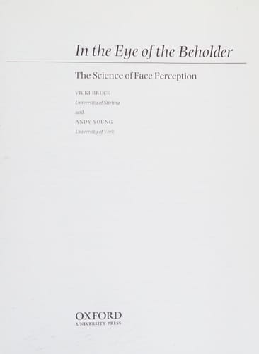 In the Eye of the Beholder