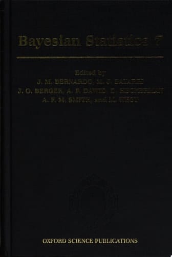 Bayesian Statistics 7: Proceedings of the Seventh Valencia International Meeting