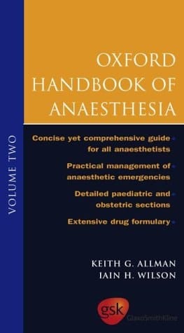 Oxford Handbook Of Anaesthesia