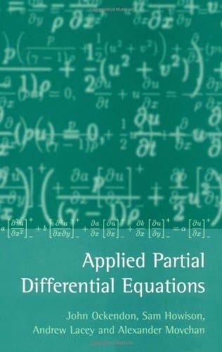 Applied Partial Differential Equations