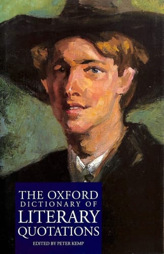 The Oxford Dictionary of Literary Quotations