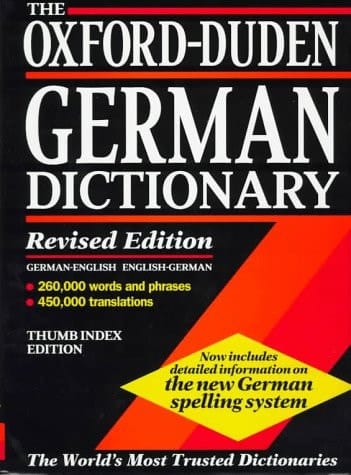 The Oxford-Duden German Dictionary: German-English/English-German (Rev Ed) (Thumb Index Ed)