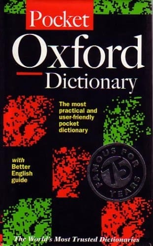 The Pocket Oxford Dictionary of Current English
