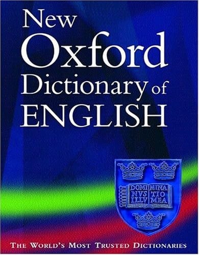 The New Oxford Dictionary of English