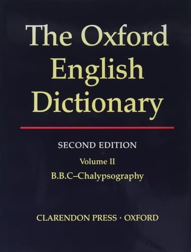 Oxford English Dictionary Edition Volume 2