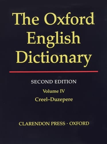The Oxford English Dictionary, Second Edition (Volume 4)