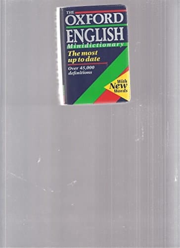 The Oxford Minidictionary