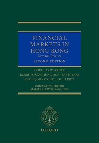 Financial Markets in Hong Kong Law and Practice