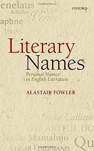 Literary Names: Personal Names in English Literature
