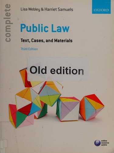 Complete Public Law: Text, Cases, and Materials