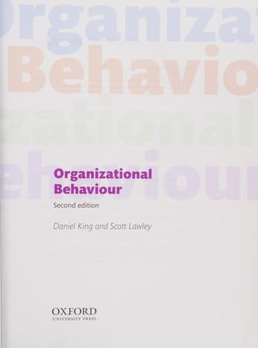Organizational Behaviour